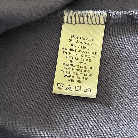 ZOE by Michael Phillips Black Handkerchief Dress With Embellished Collar - Picture 15 of 16